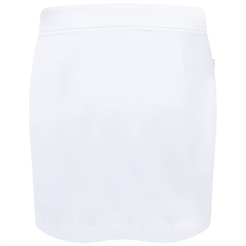 Cataleya Micro High Stretch Pleated Skirt White