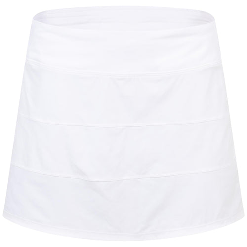 Womens Pace Rival Mid Rise 14 Inch Skirt White - SS24