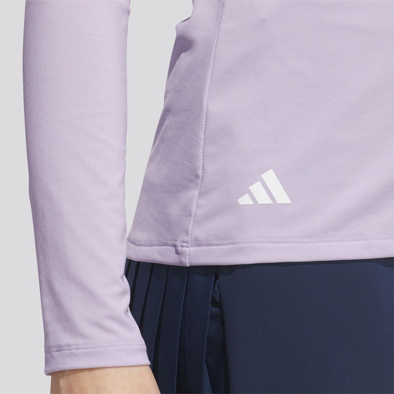 Performance Long Sleeve Polo Shirt Frozen Purple