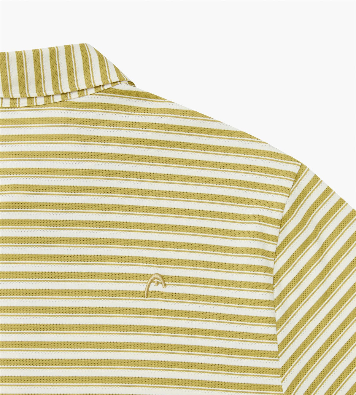 Engineer Stripe Polo Khaki/Cream