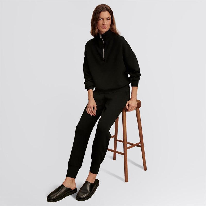The Slim Cuff 25-Inch Trousers Black