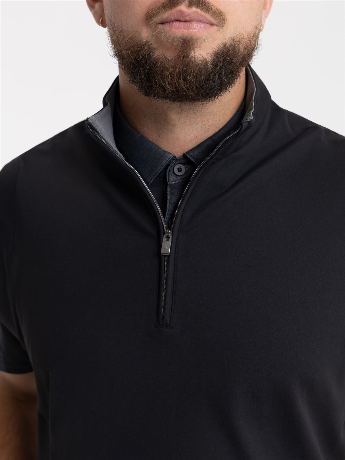 Ultimate365 Classic Quarter Zip Gilet Black
