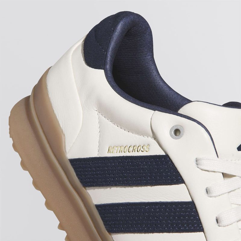 RETROCROSS Gripmore Spikeless Golf Shoes Chalk White/Collegiate Navy/Gum