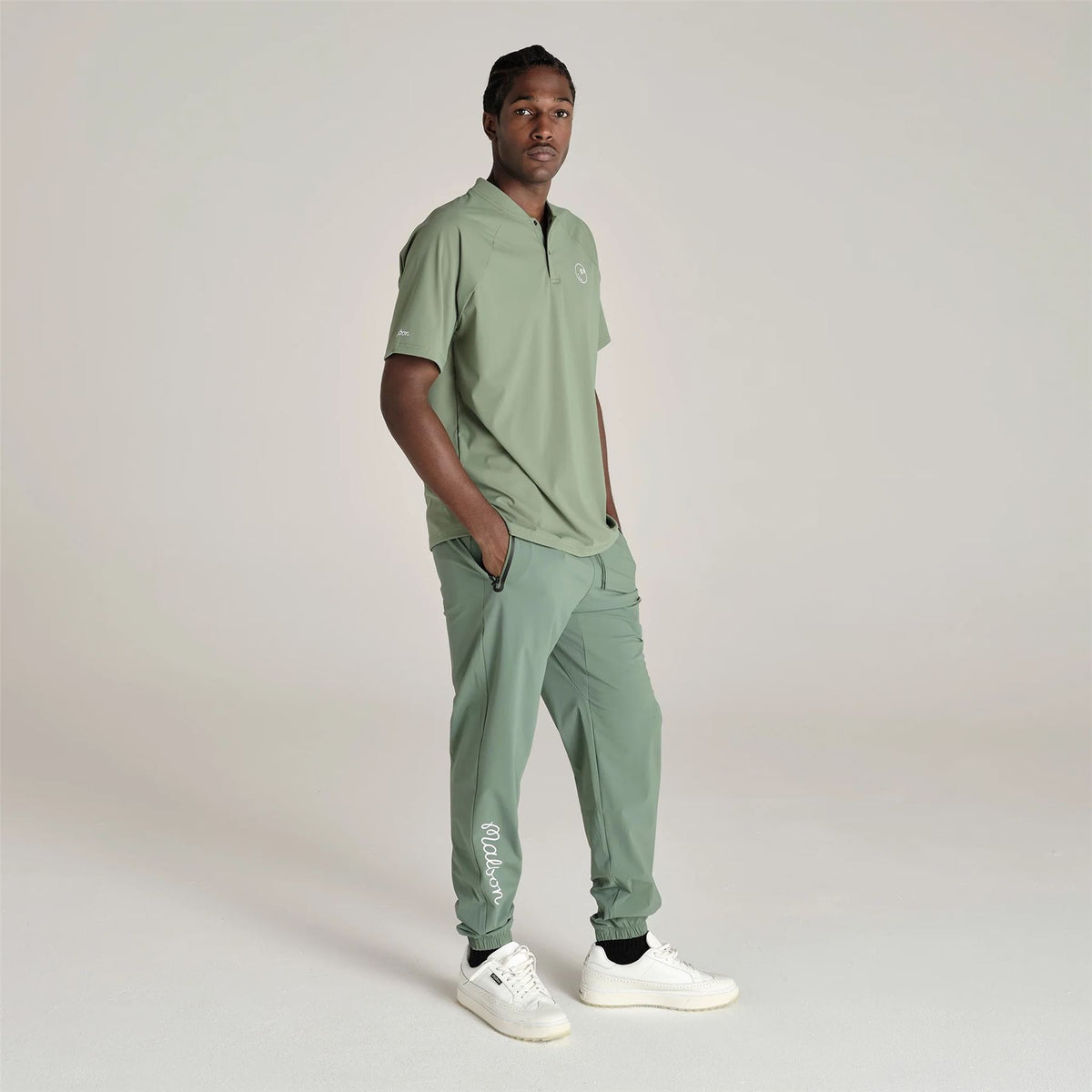 Performance Blade Collar Polo Forest