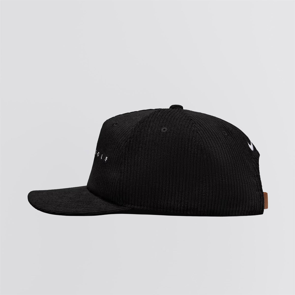 Pro Flat Bill Cord Golf Cap Black/Anthracite