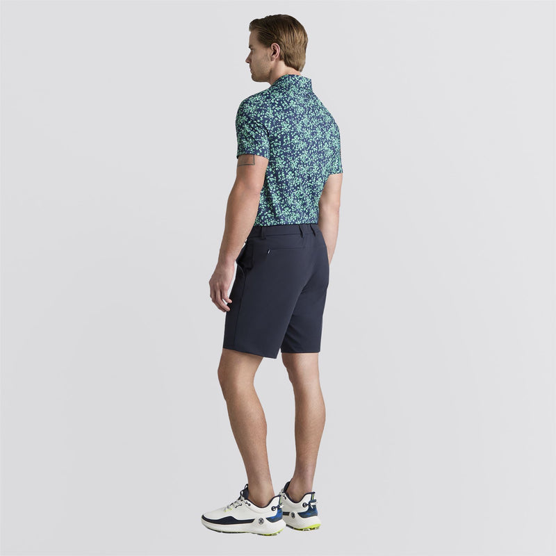 Floral Print Tech Jersey Polo Clover