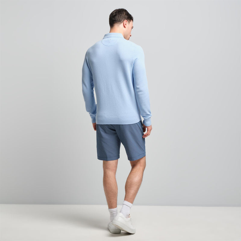 RLX Cotton Coolmax Polo Sweater Office Blue