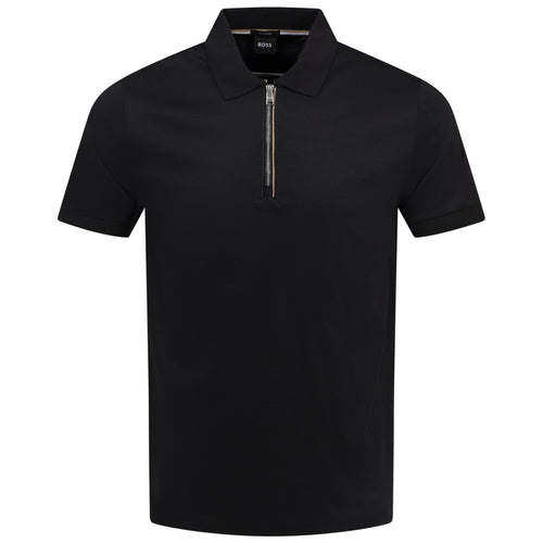 Polston 36 Cotton Polo Black - AW24