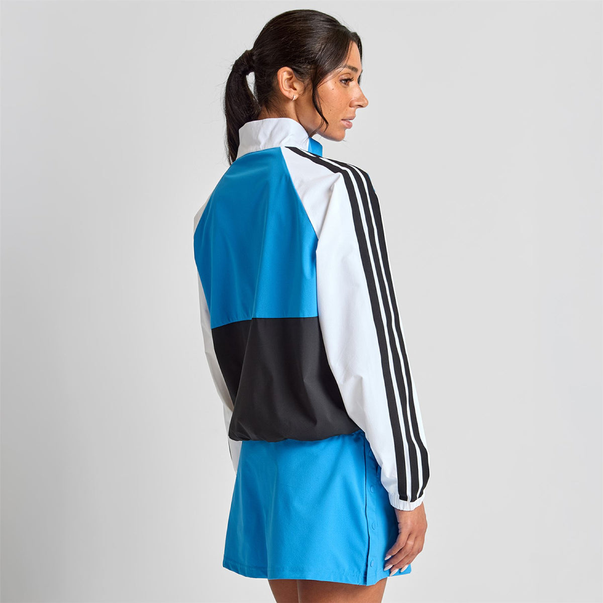 Beyond The Course Colour Block Twistweave Full Zip Jacket Lucid Ray Blue