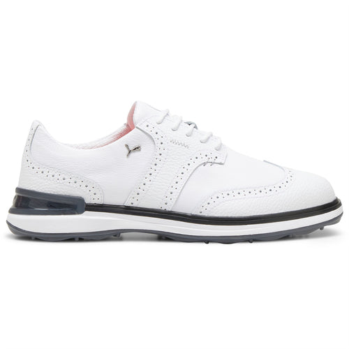 Avant Wingtip Leather Spikeless Golf Shoes White - SS24