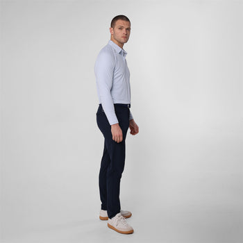 Bannock LS Polo Mist Grey