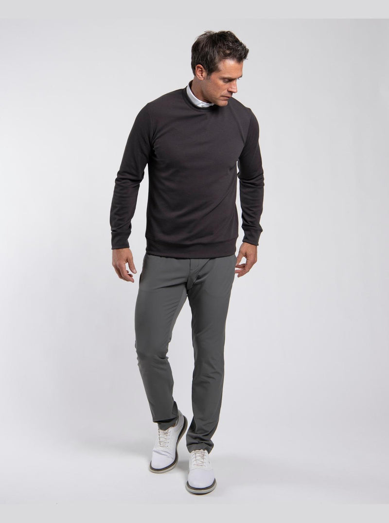 Essentials Crew Neck Espresso/Black
