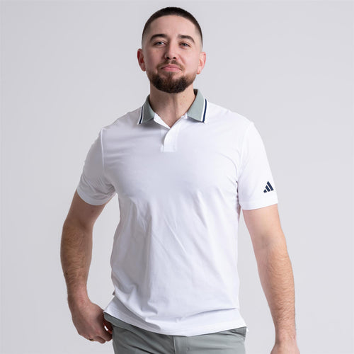 Beyond The Course Twistknit Polo White