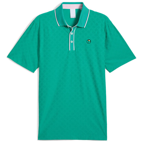 x AP Tipped Jacquard Polo Sparkling Green - SS25