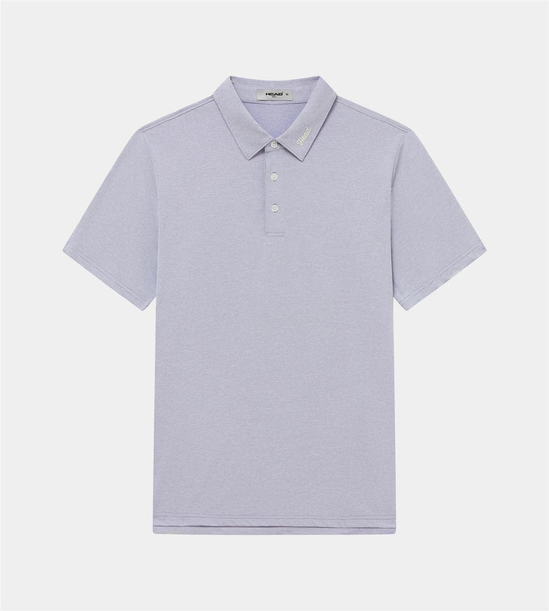 Performance Pique Polo Dusty Blue