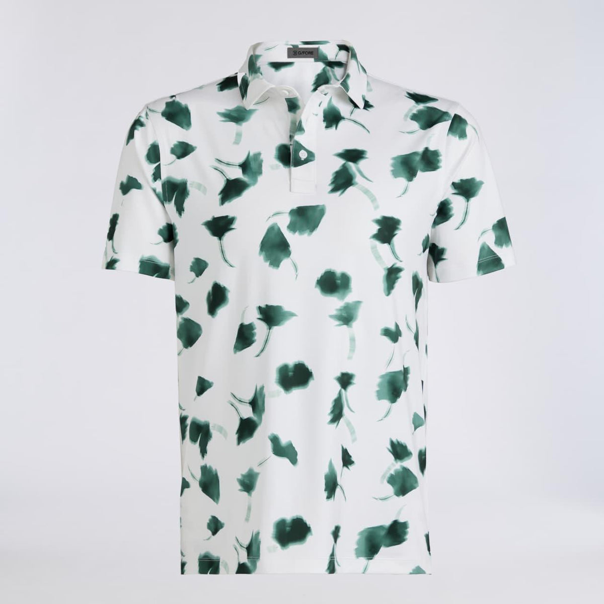 Ghost Floral Tech Jersey Polo Pine/Snow
