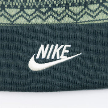 Peak Pattern Beanie Vintage Green/Coconut Milk
