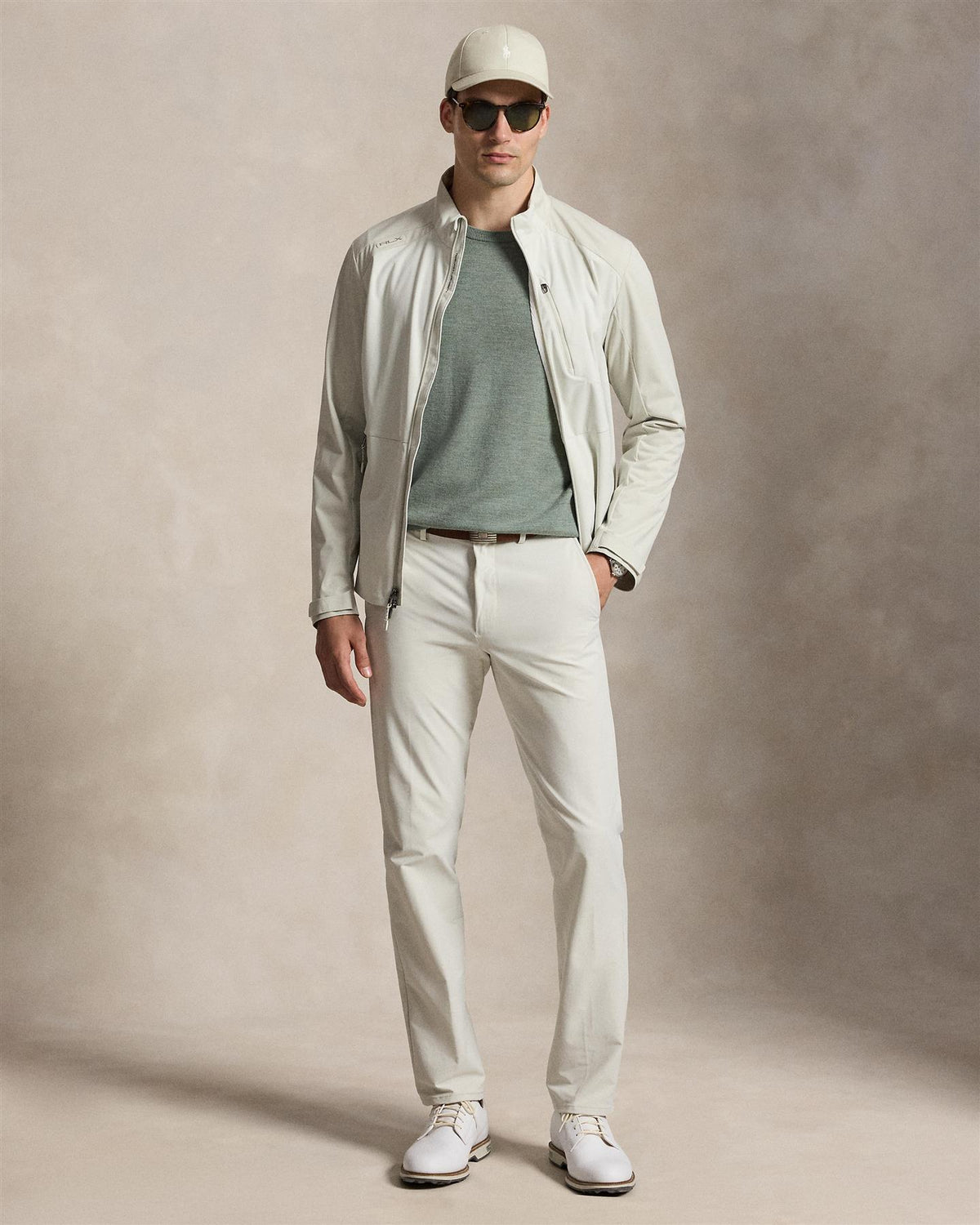Wool Crewneck Sweater Fern Green Heather