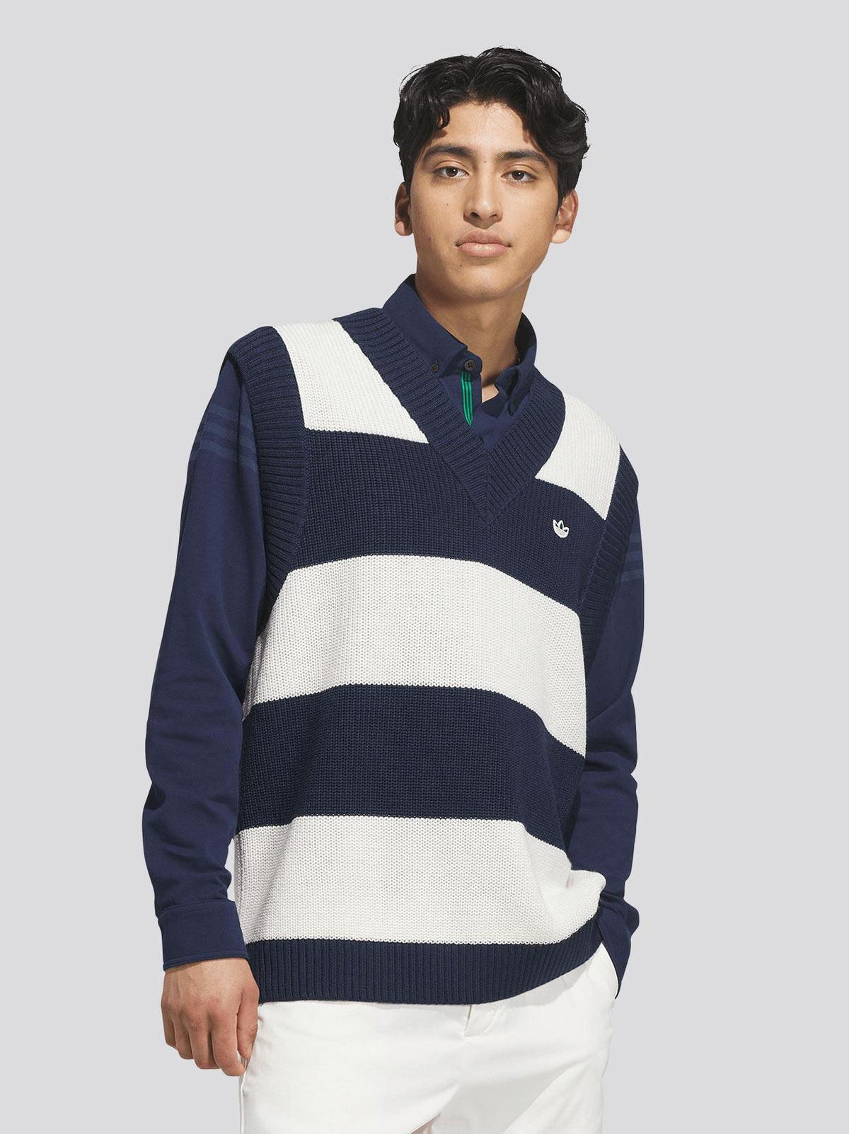 Originals Oversized Vest Night Indigo/Chalk White