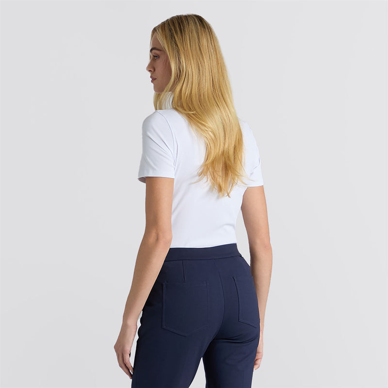 Ribbed Tech Nylon Polo