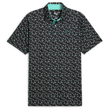MATTR Paradise Polo Black/Aquatic