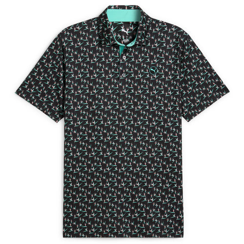 MATTR Paradise Polo Black/Aquatic - SS25