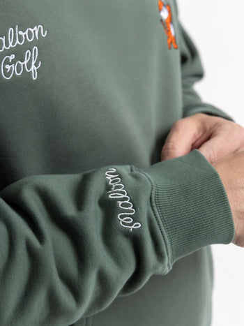 Malbon Golf Tiger Buckets GD Hoodie Evergreen | TRENDYGOLF UK