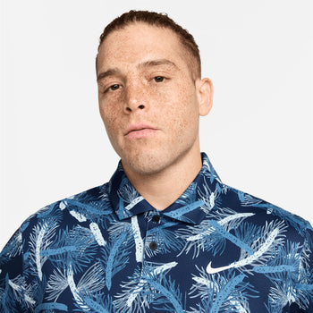 Dri-FIT Tour Pine Print Polo Aegean Storm/White