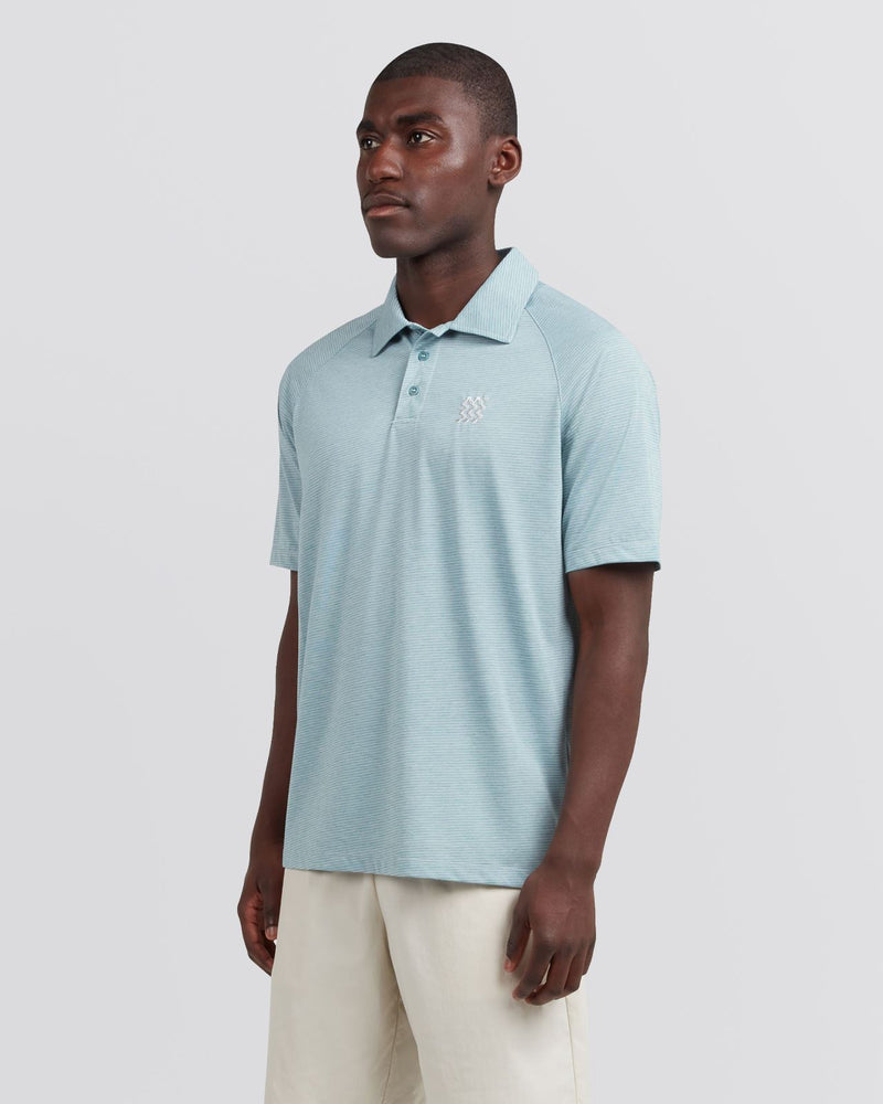 Buttersoft Stripe Polo Arctic