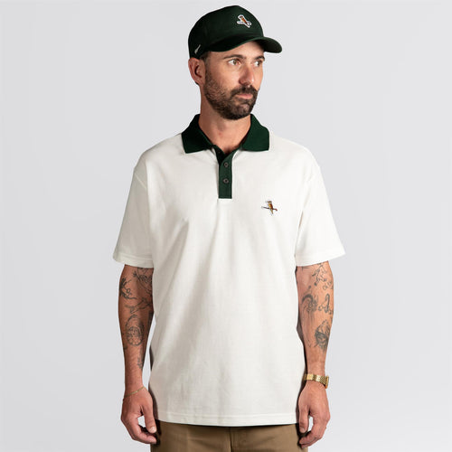 Kooka Two-Tone Polo White/Green