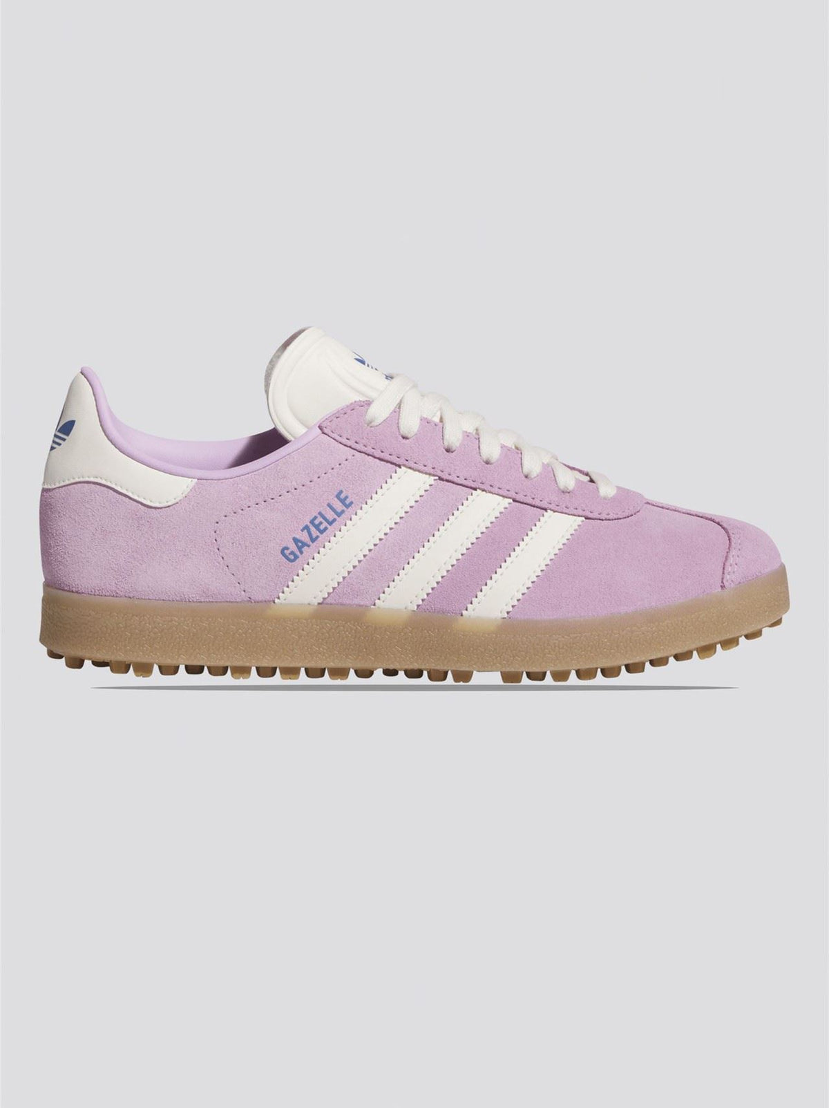 adidas Originals Gazelle Spikeless Golf Shoes Bliss Lilac/Chalk White/Bluebird