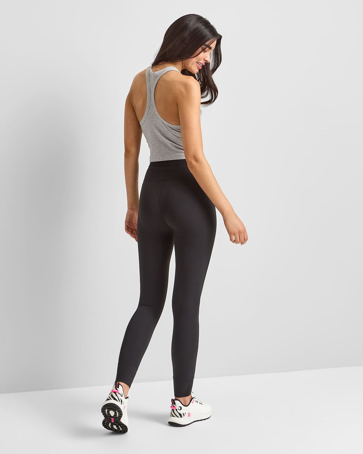 Elevation Racerback Tank Light Heather Grey