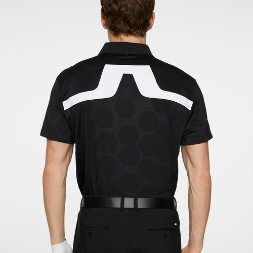 KV Tour Mesh Golf Polo Causeway Black