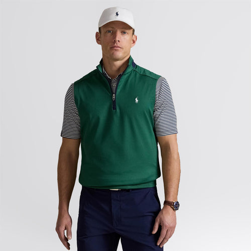 RLX Half Zip Stretch Jersey Gilet Kelly Green