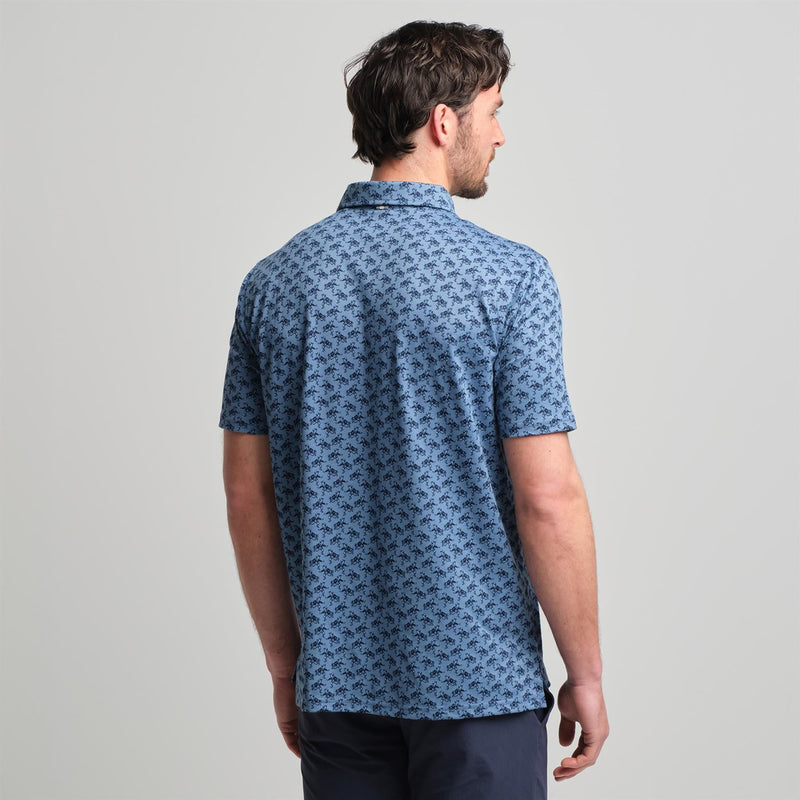 Mettille Performance Polo Shedd Runboy Print