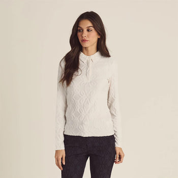 Sophie LS Polo Ivory