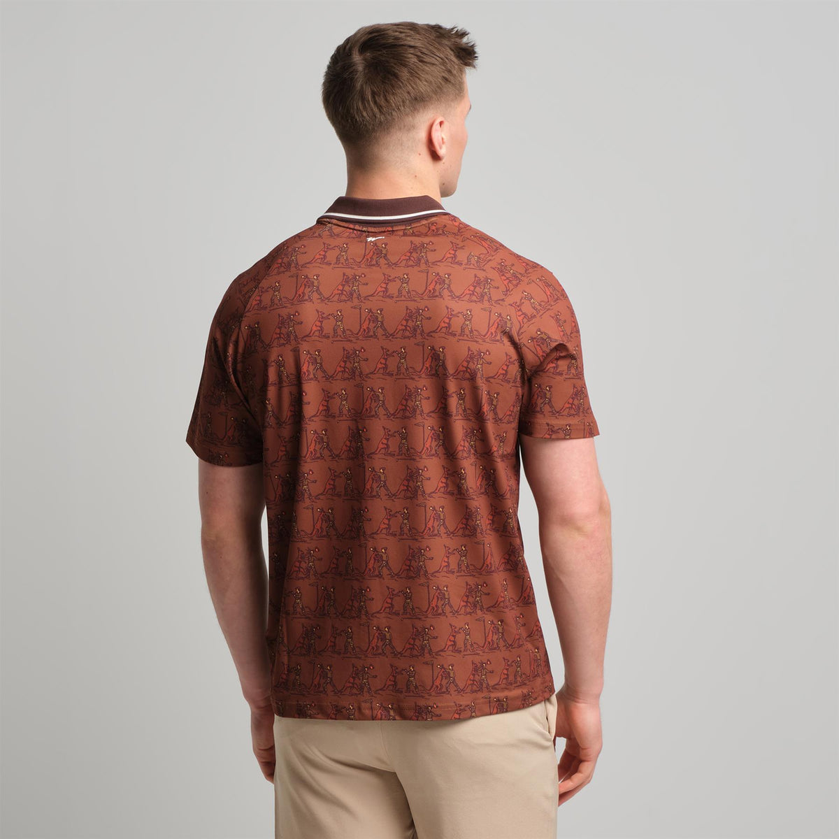 Knockout V Polo Brown
