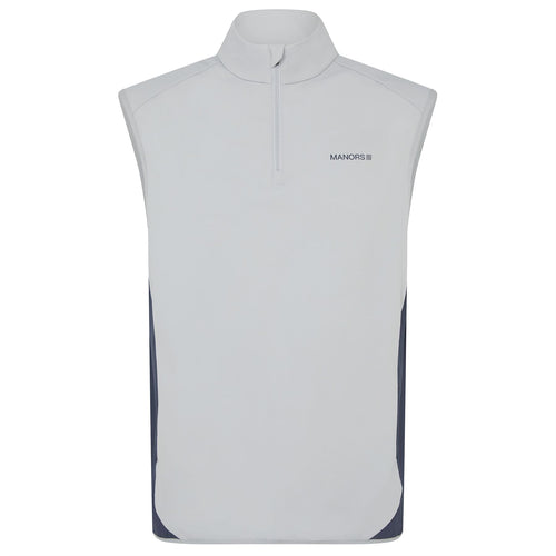 Quarter Zip Tech Vest Light Blue - AW24