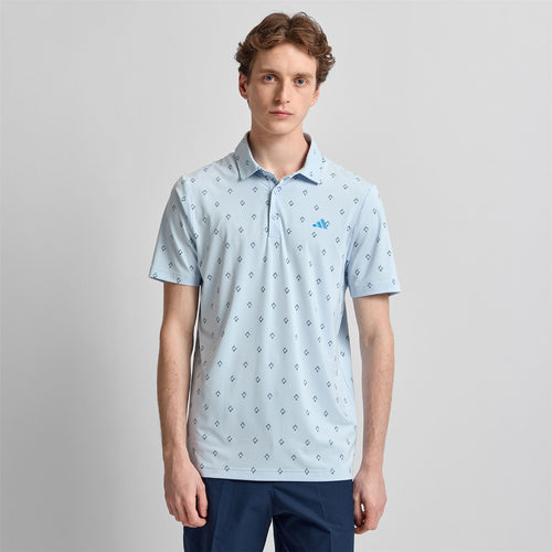 Ultimate365 Essence Print Climacool Polo Crystal Sky
