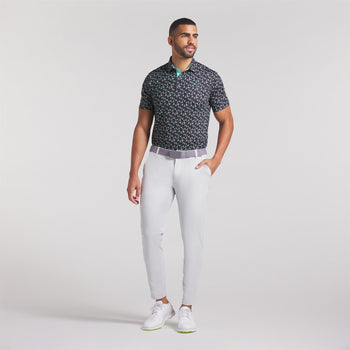 MATTR Paradise Polo Black/Aquatic