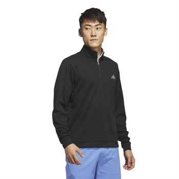 Elevated Quarter Zip Regular Fit Mid Layer Black