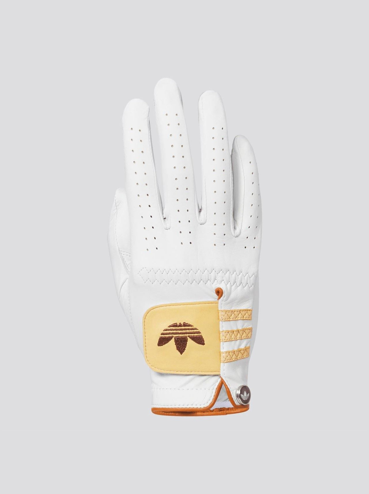 Originals Right Hand Leather Glove White/Ice Tangerine