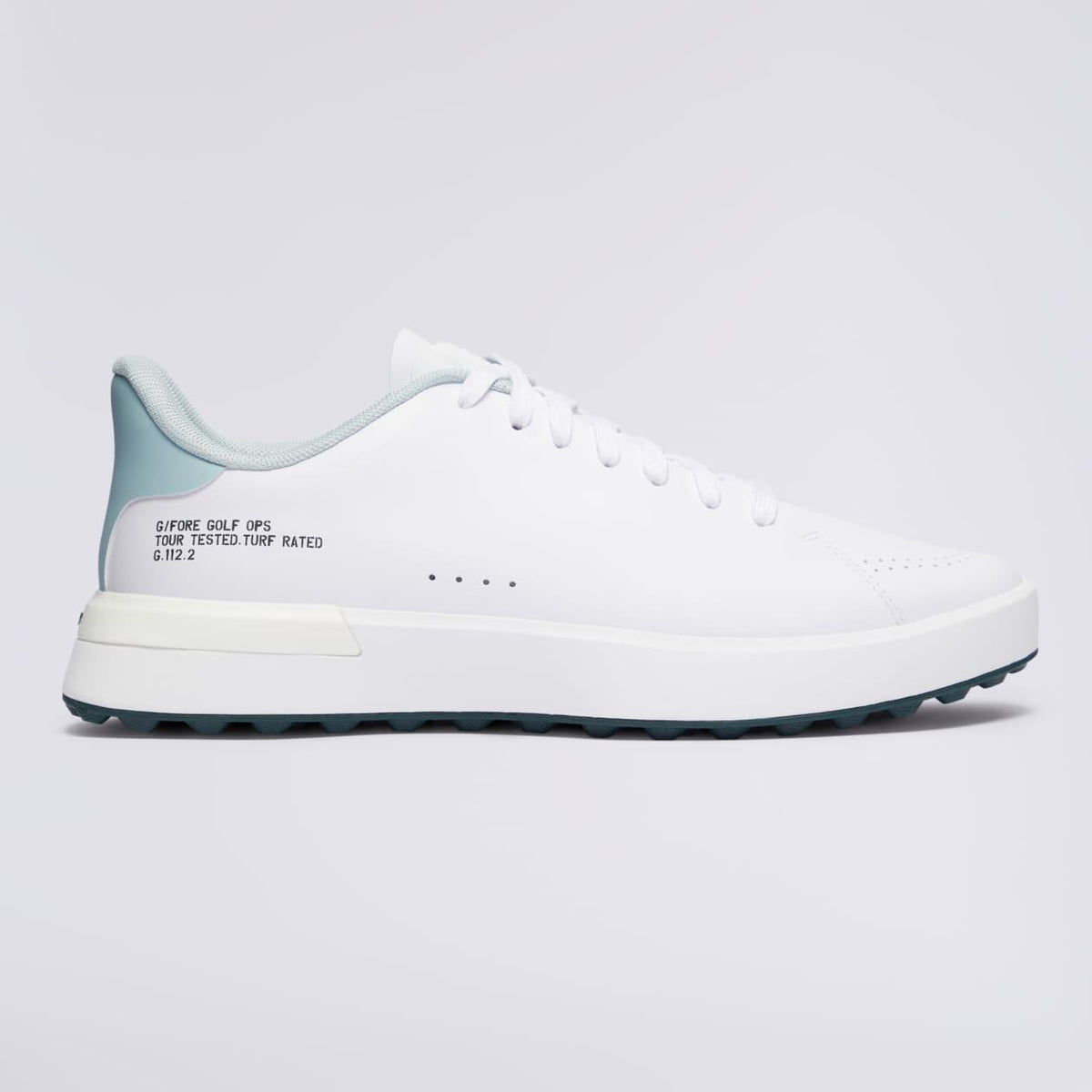 G.112 Hybrid Spikeless Golf Shoes Snow/Light Sage