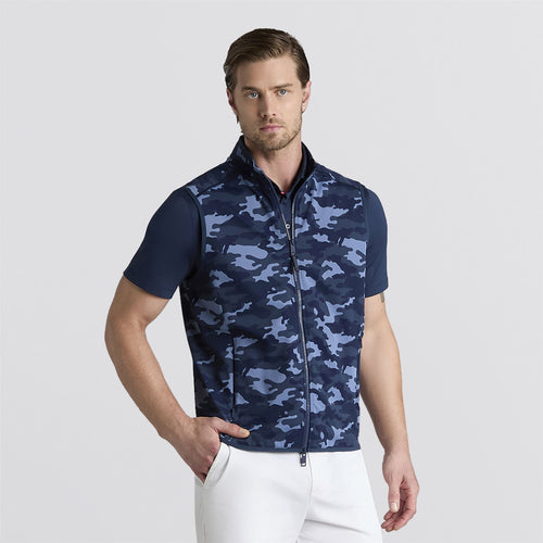 Tech French Terry Fill Zip Gilet Twilight Camo