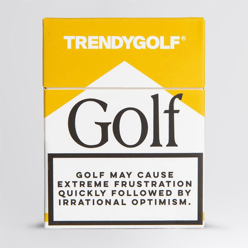 x TRENDYGOLF The Gold "Golf Addiction" Tee Pack