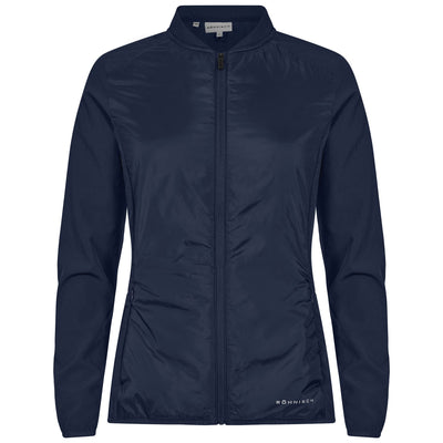 Damen Pace Leichte Jacke mit durchgehendem Reißverschluss, Marineblau – SS24