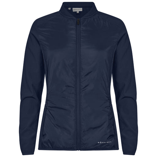 Damen Pace Leichte Jacke mit durchgehendem Reißverschluss, Marineblau – SS24