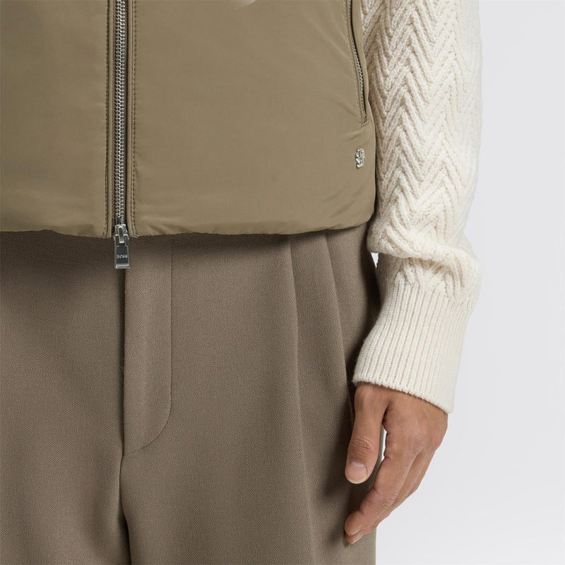 H-Darens Gilet Open Brown