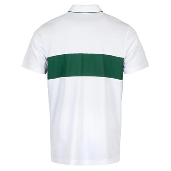 Swift Polo Bright White/Eden Green