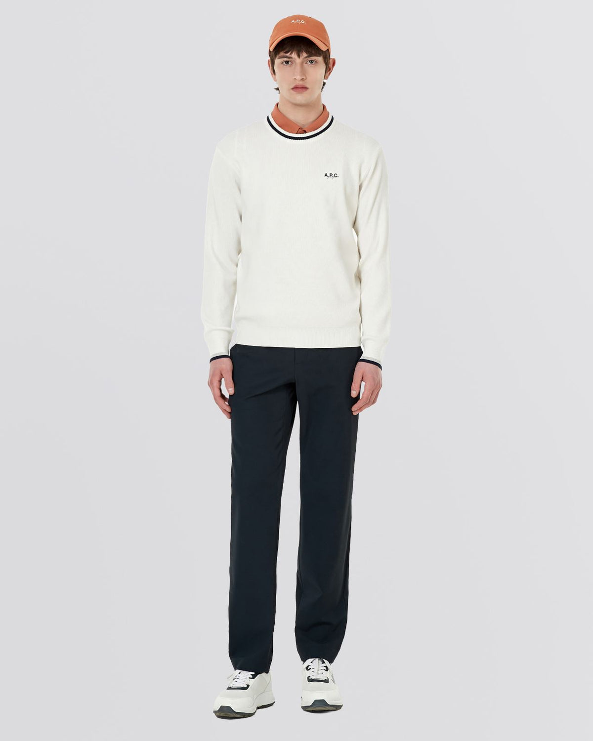 Simon Sweater White